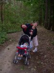 byli jsme s maminkou, Mišou na procházce v lese, ten vzduch mě uspal